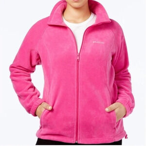 Columbia Benton Springs Fleece Jacket Women’s L WL6439 Full Zip Zipper pockets